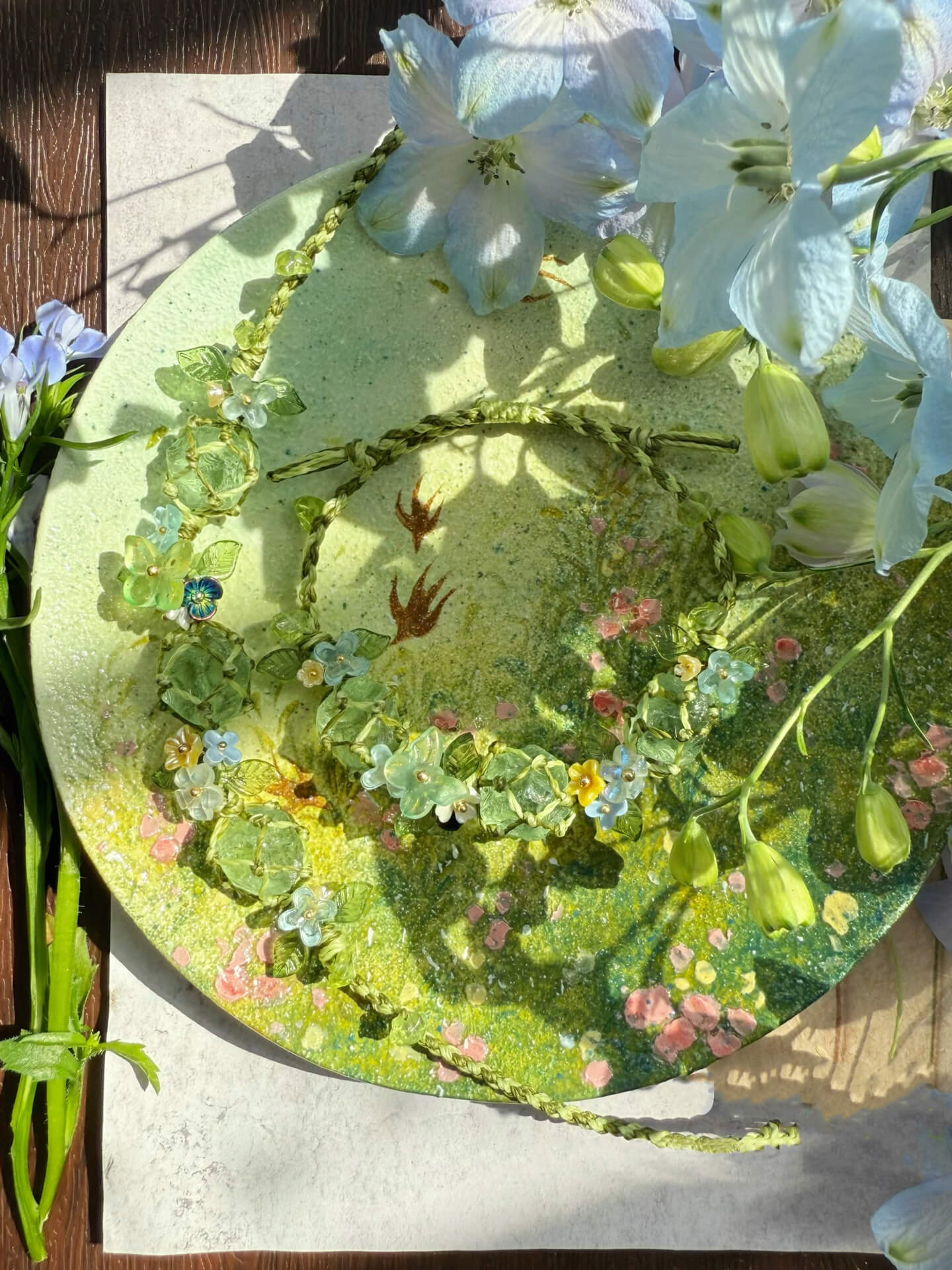 Spring Flower Wreath Bracelet