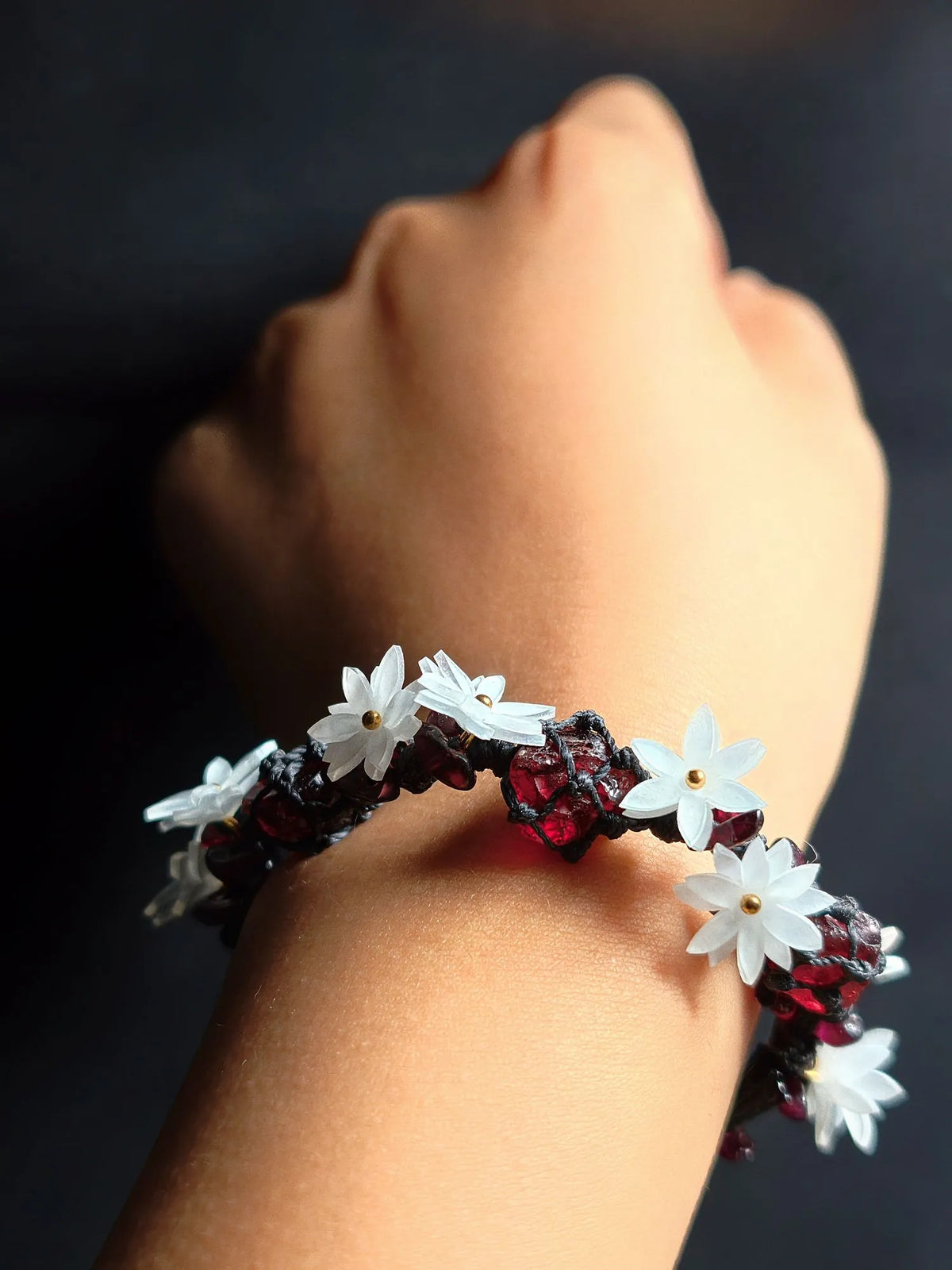 Midnight Blossoms Bracelet