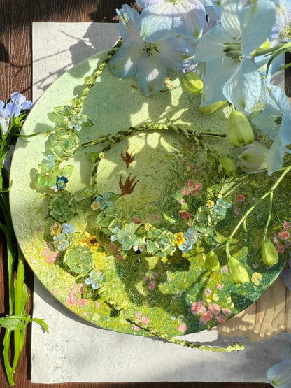 Spring Flower Wreath Bracelet