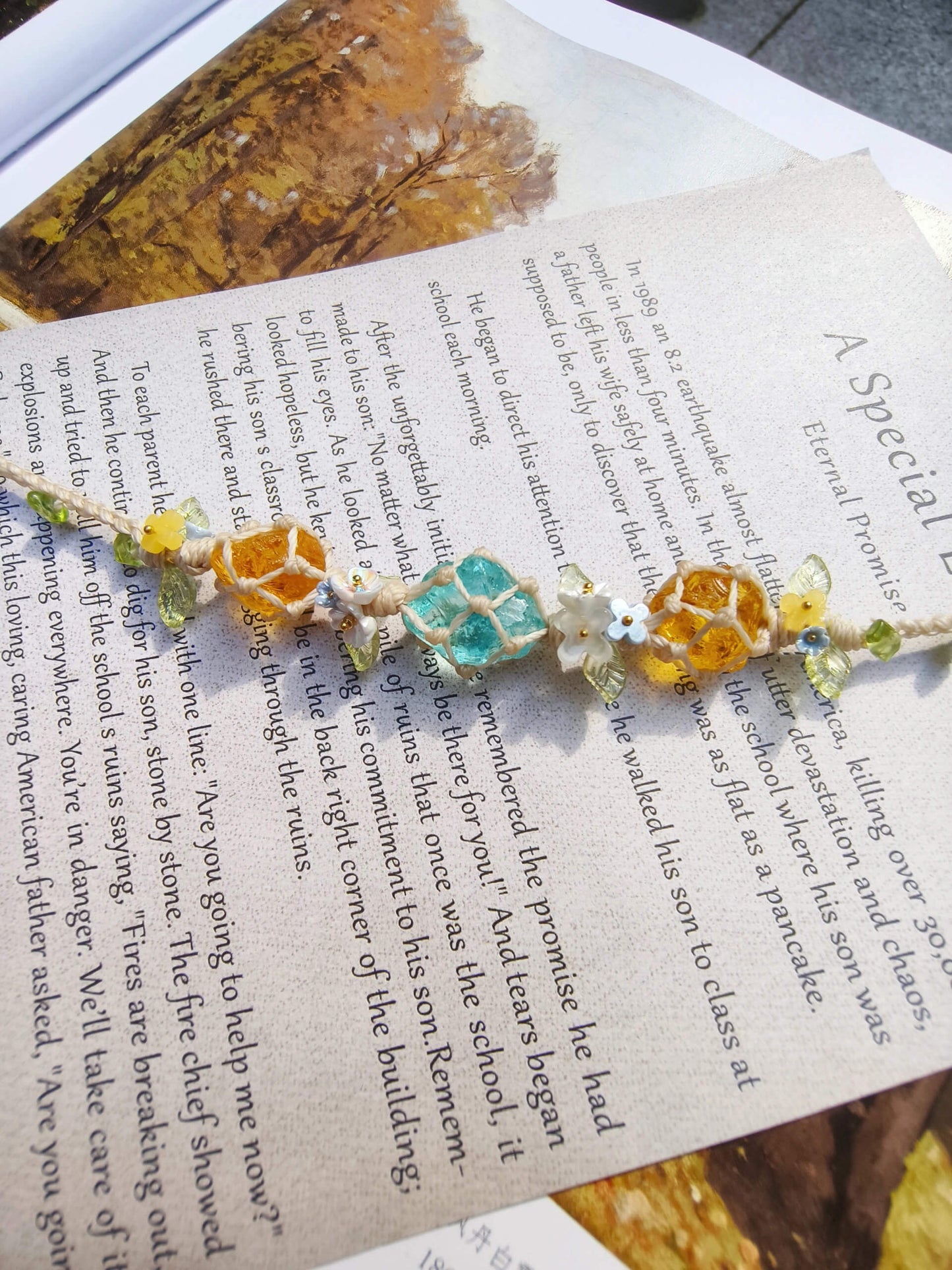 Sea Salt Clementine Bracelet