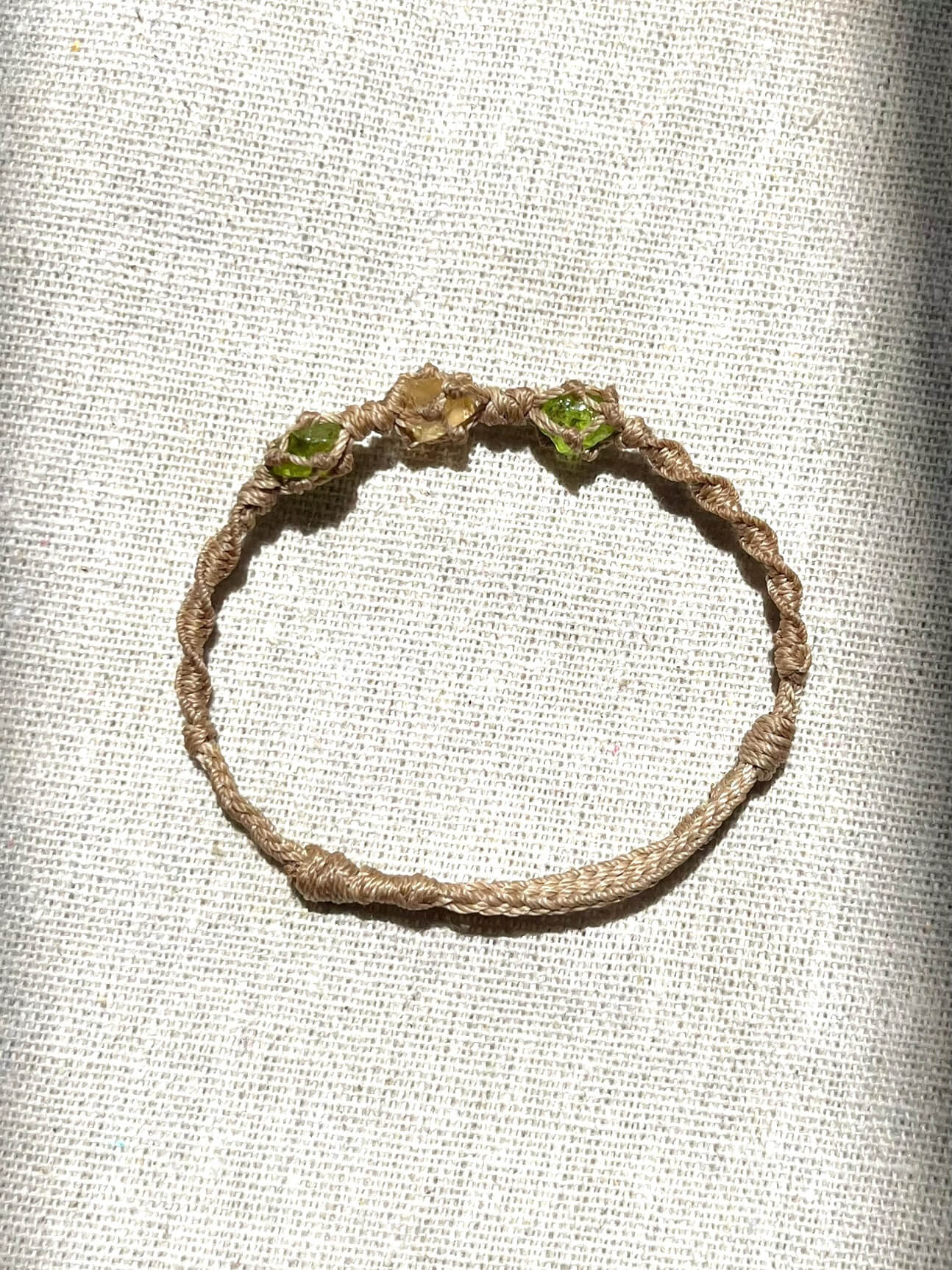 Citrine & Peridot Bracelet