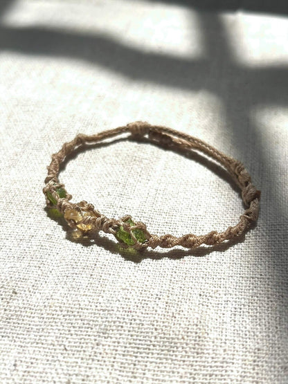 Citrine & Peridot Bracelet