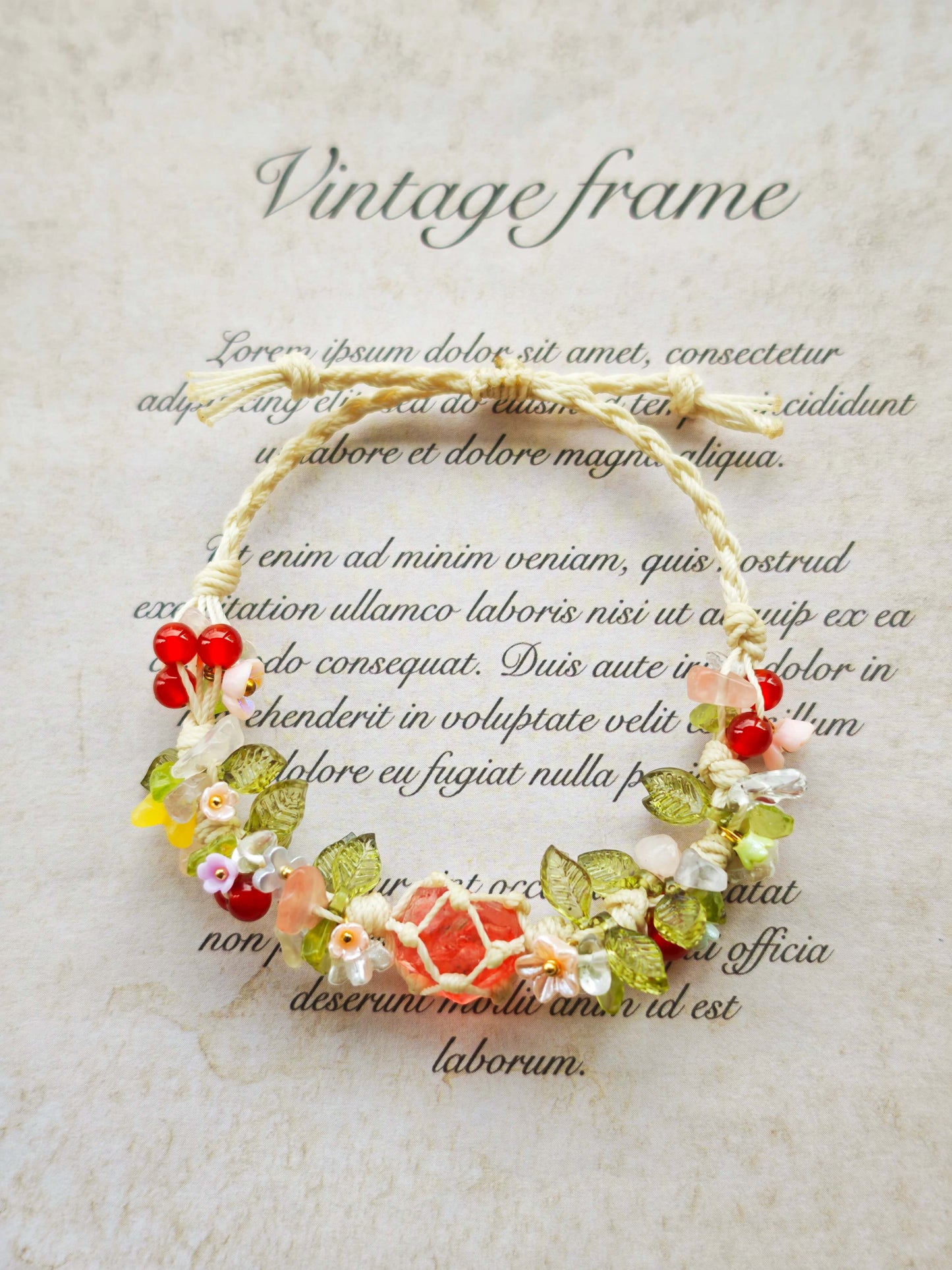 Little Red Berry Bracelet