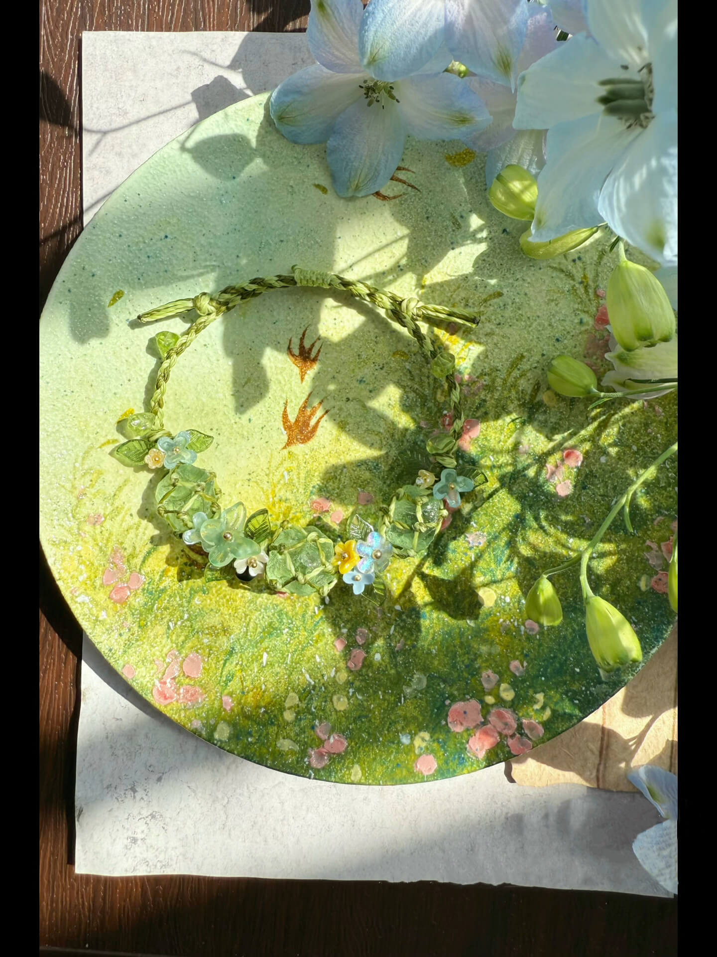 Spring Flower Wreath Bracelet