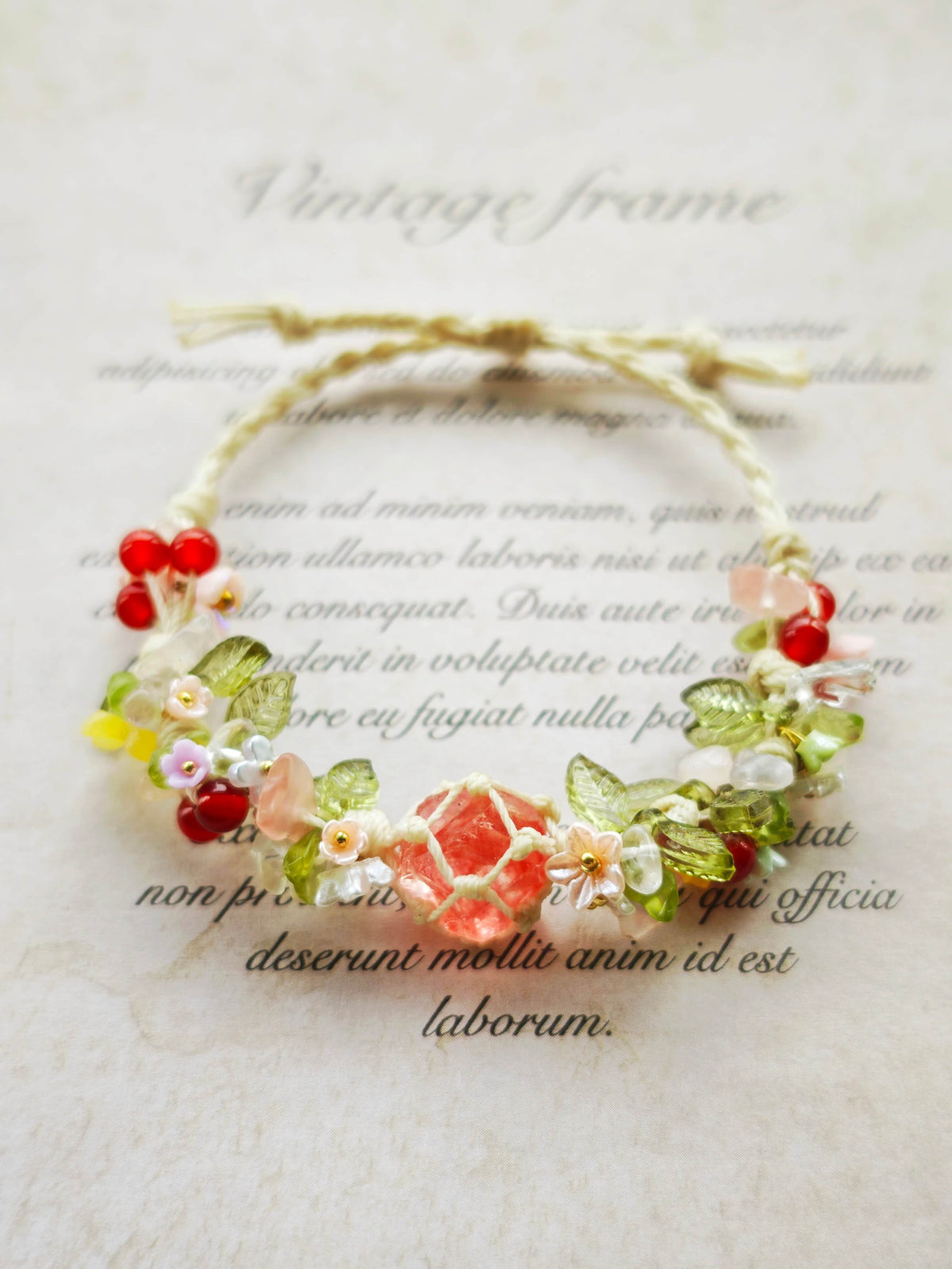 Little Red Berry Bracelet