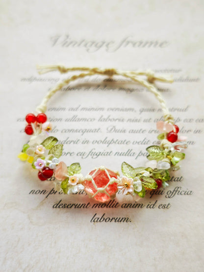Little Red Berry Bracelet