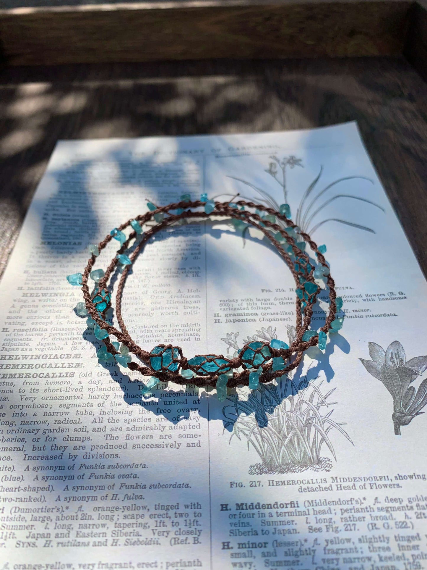 Three-Layer Apatite Bracelet