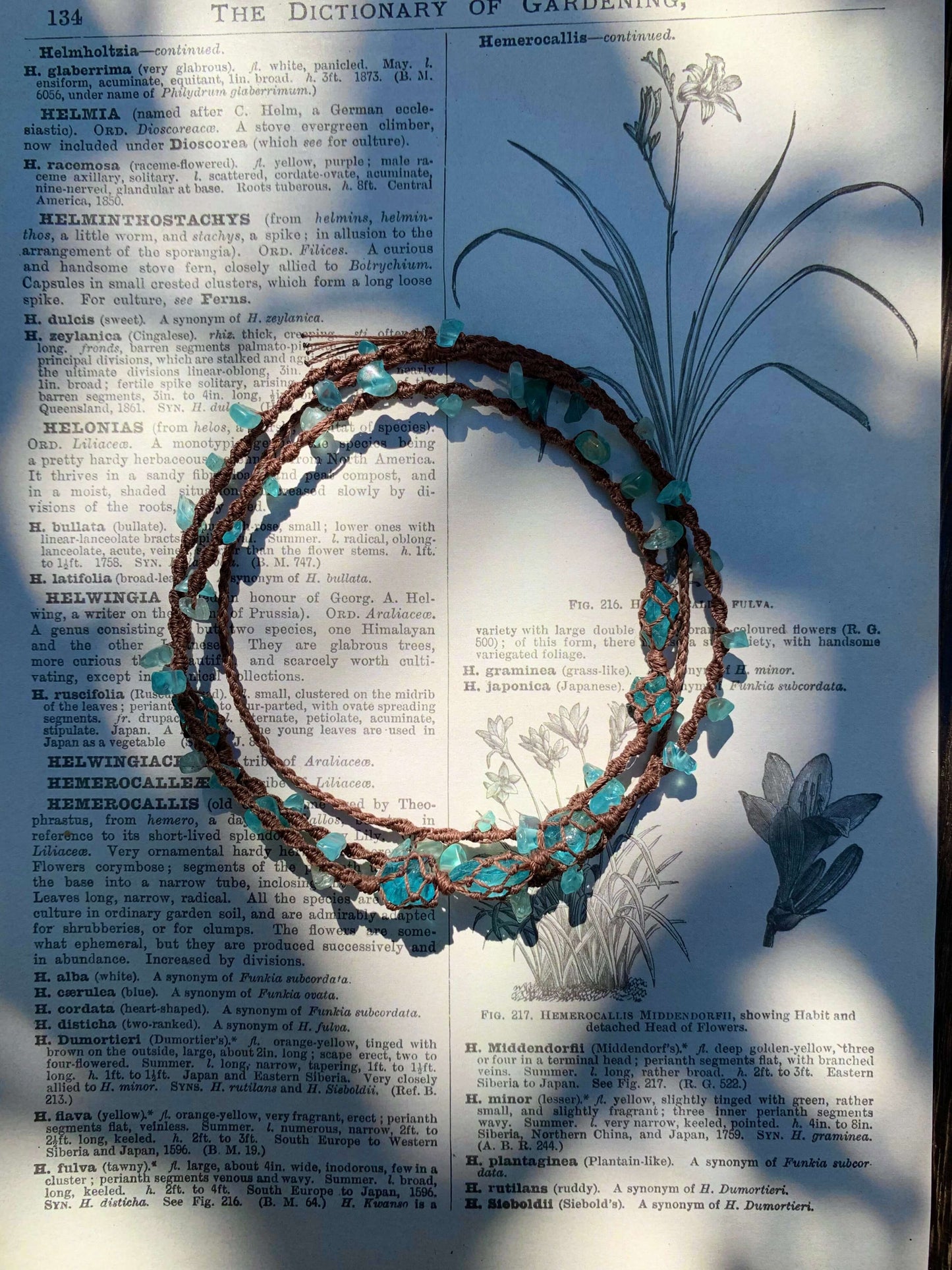 Three-Layer Apatite Bracelet