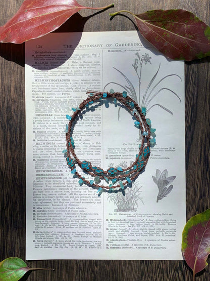 Three-Layer Apatite Bracelet