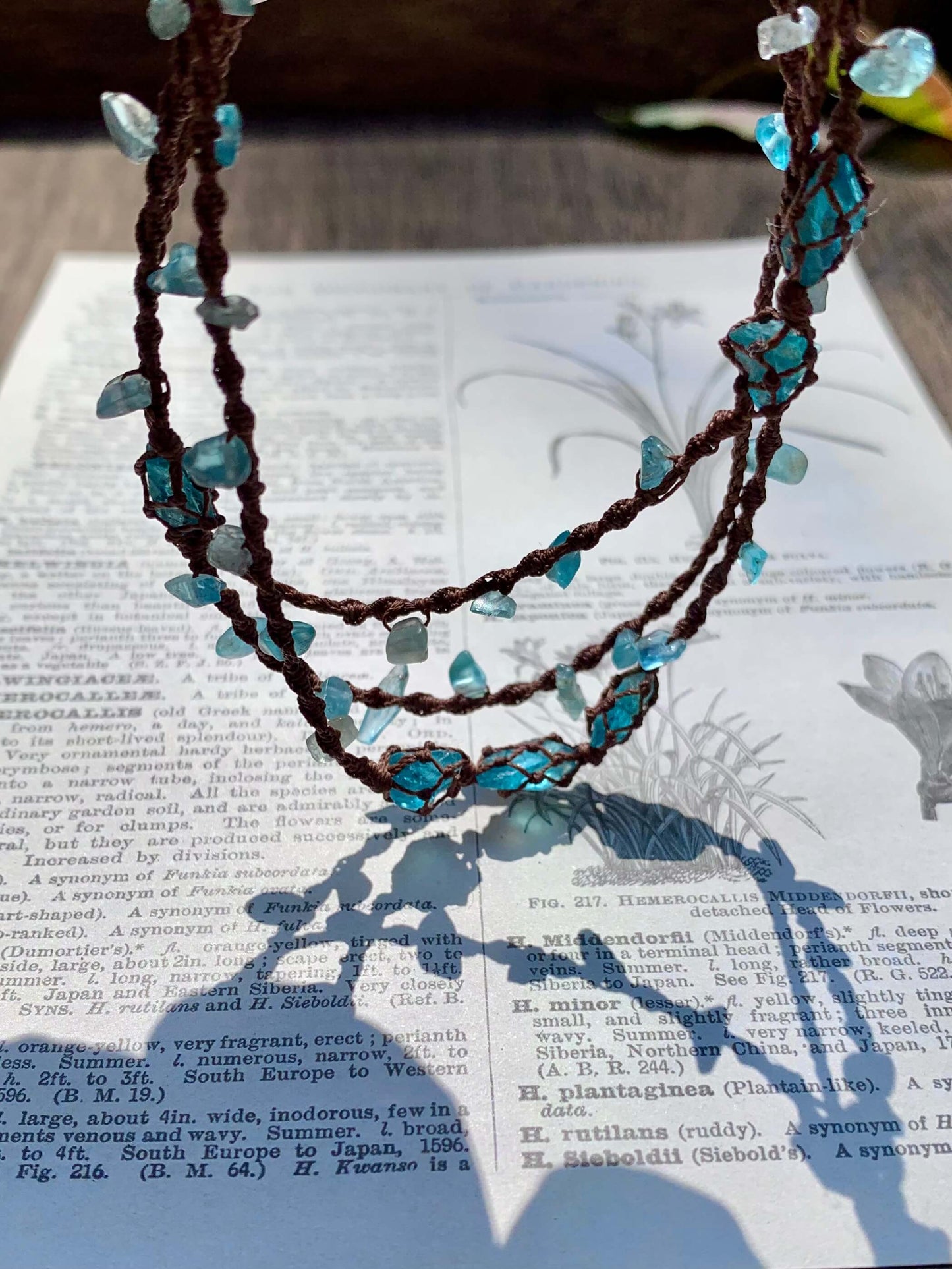 Three-Layer Apatite Bracelet