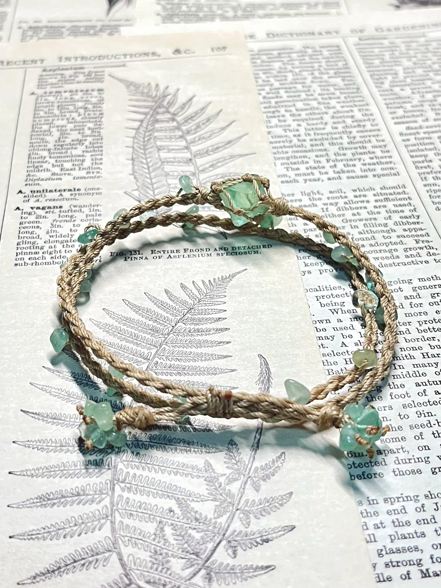 Fluorite Double Layer Bracelet