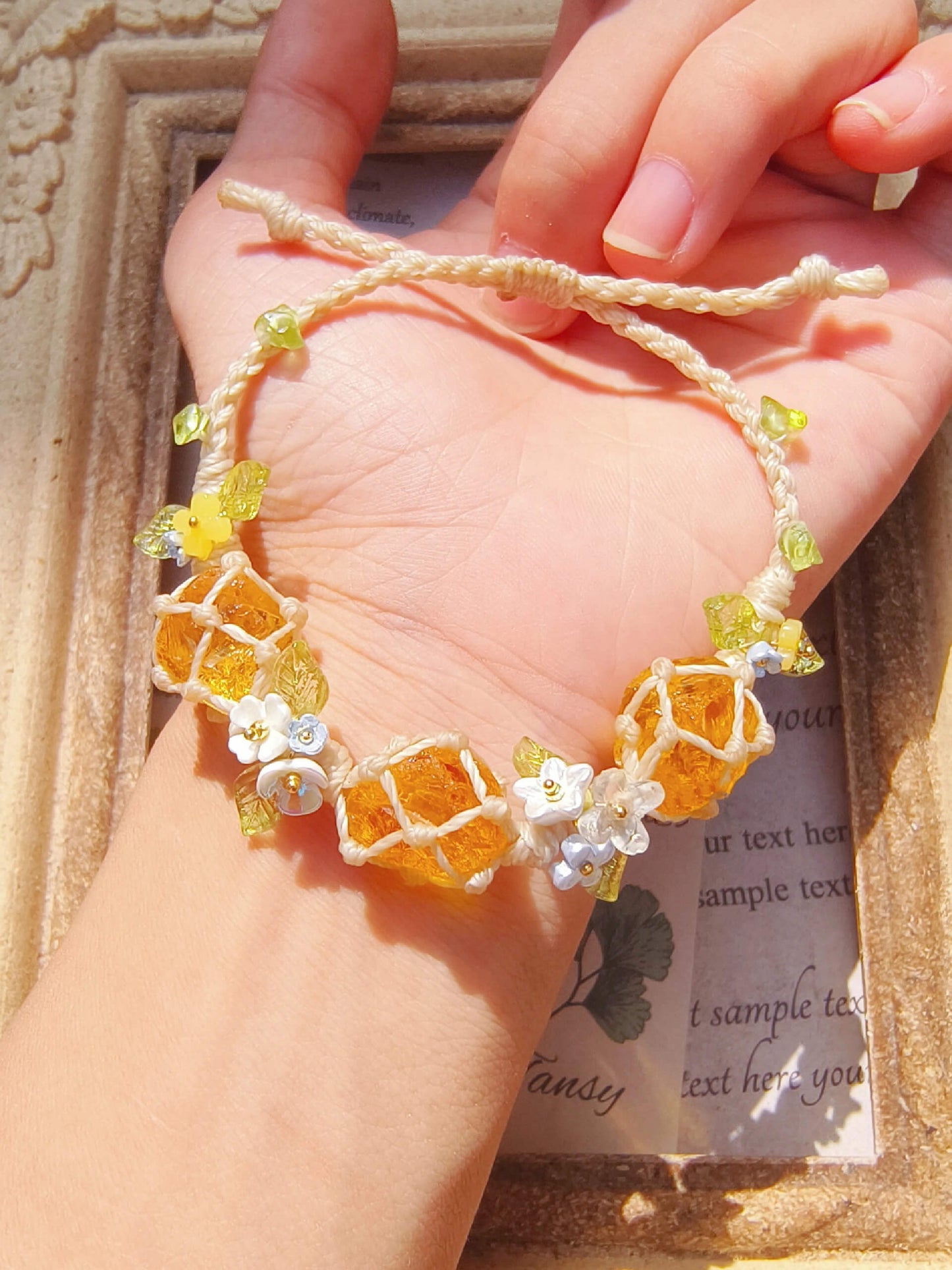 Orange Bracelet