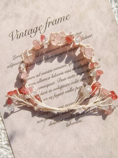 Pink Crystal Bracelet