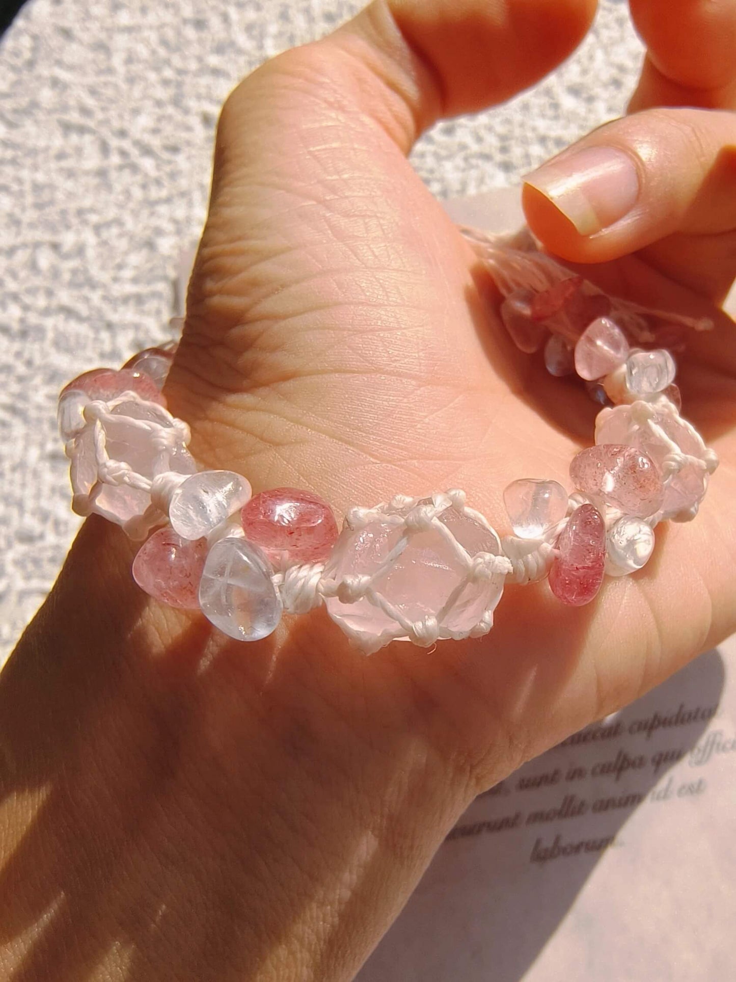 Pink Crystal Bracelet