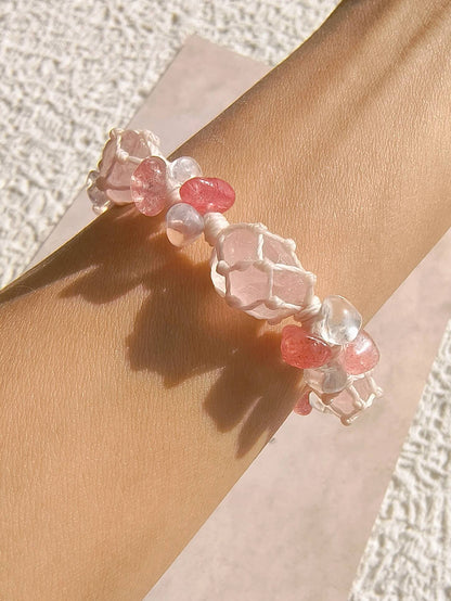 Pink Crystal Bracelet