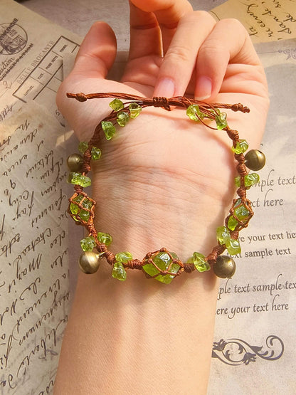 Peridot Bell Bracelet