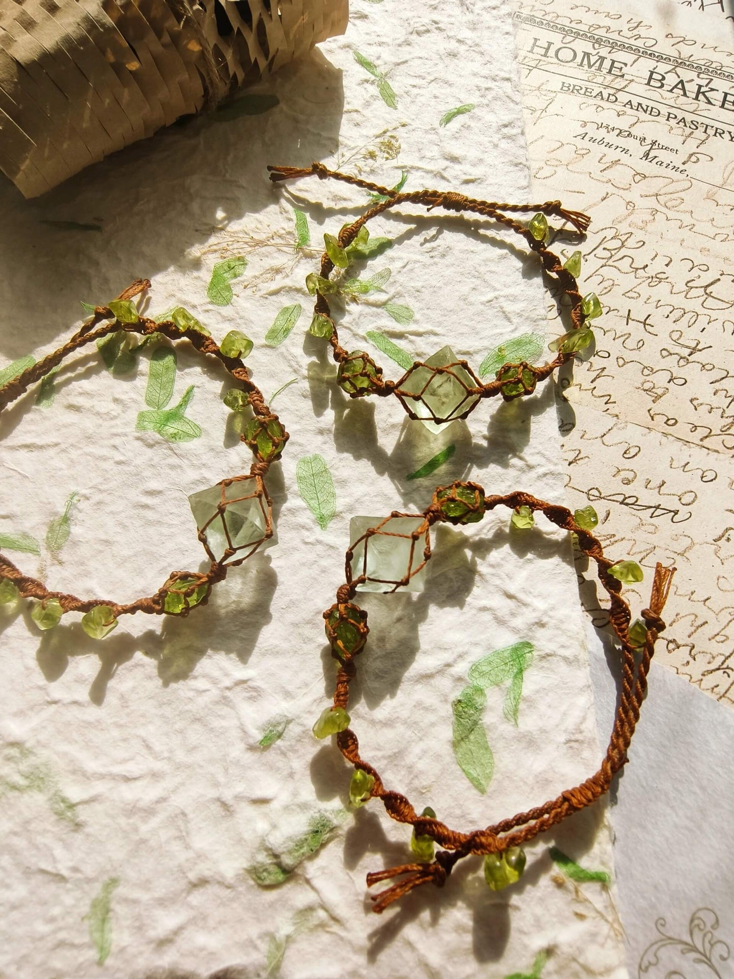 Peridot & Fluorite Bracelet