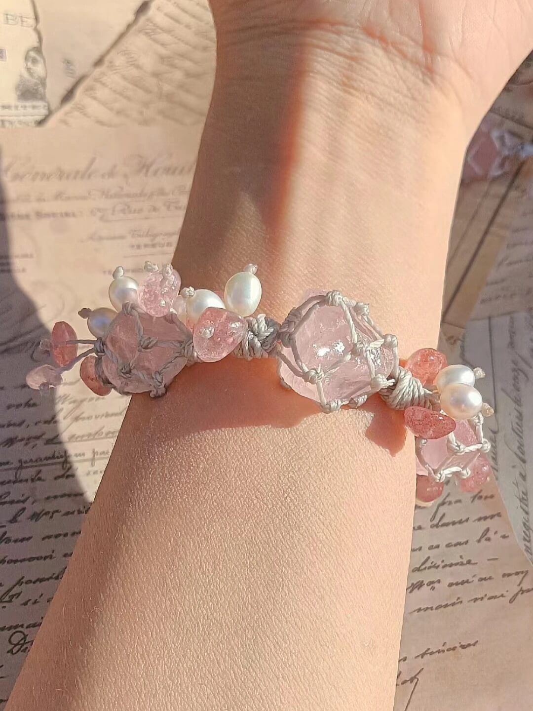 Pink Crystal Bracelet