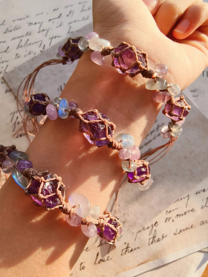 Amethyst Crystal Bracelet