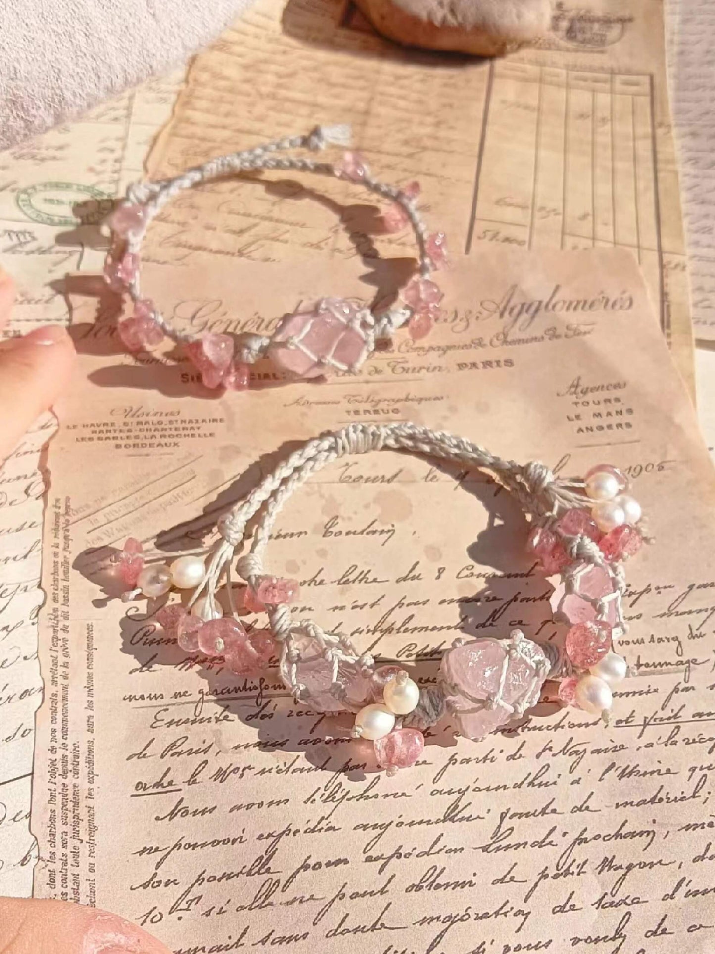 Pink Crystal Bracelet